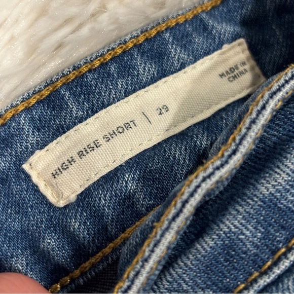 Pacsun Shorts High Rise Denim Jean Shorts Y2K Blue Size 29 - Picture 3 of 11